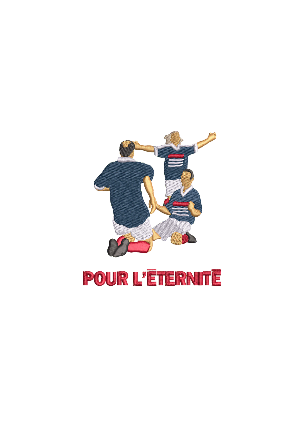 Sweat Pour l'éternité brodé - L'Equipe x Foot Dimanche