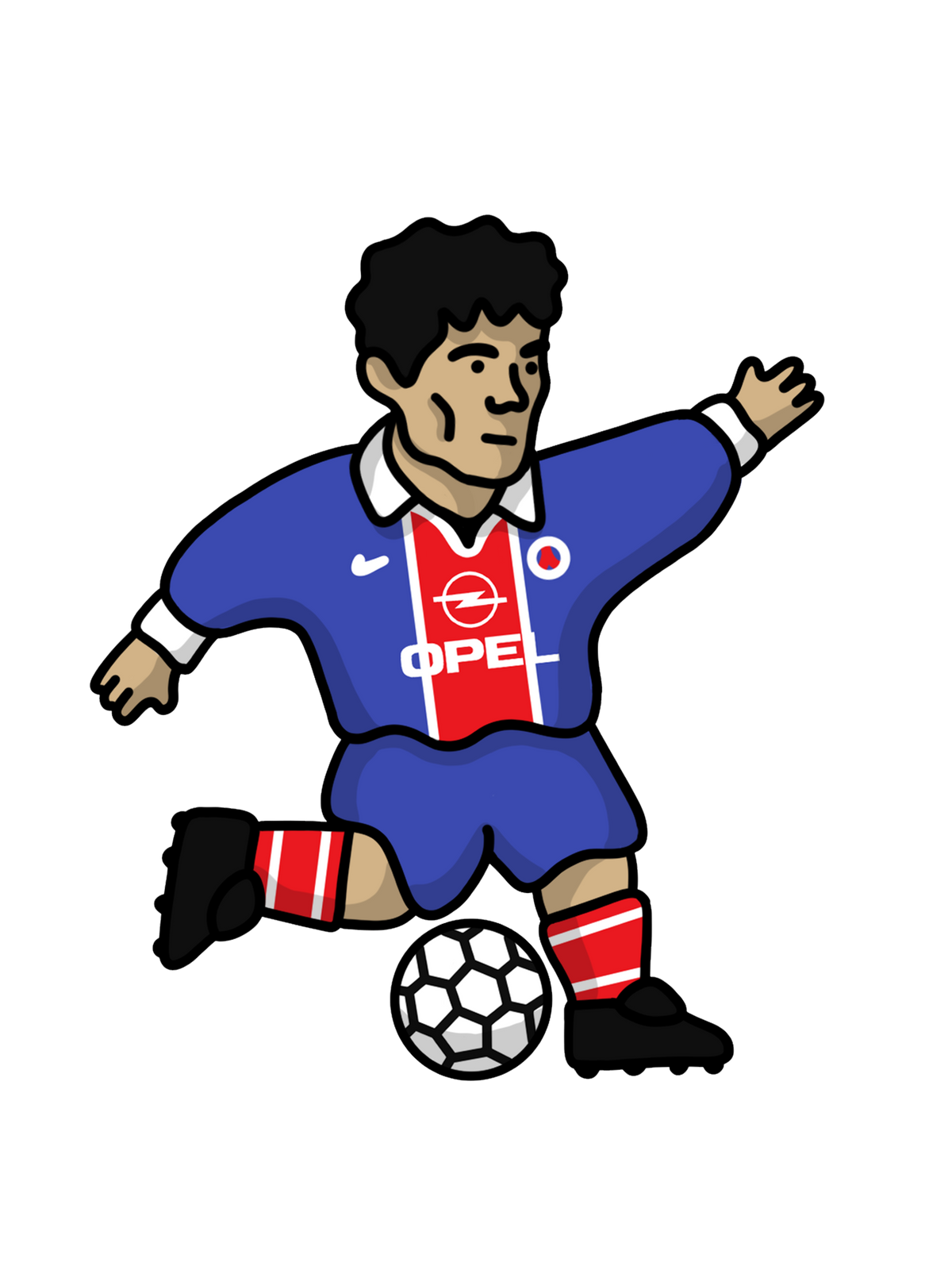 Chaussettes Rai  - Foot Dimanche x Clément Striano