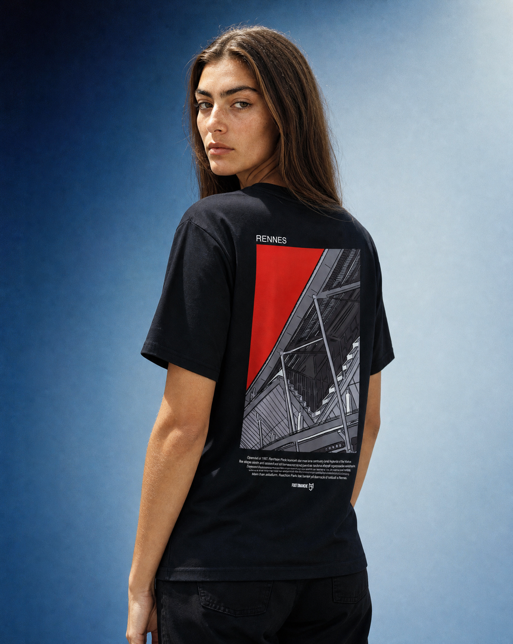 Tee Shirt Rennes - Foot Dimanche x Mark Johnson