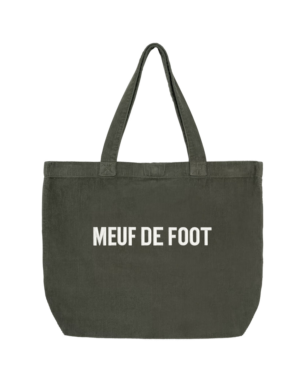 Sac velours côtelé MEUF DE FOOT