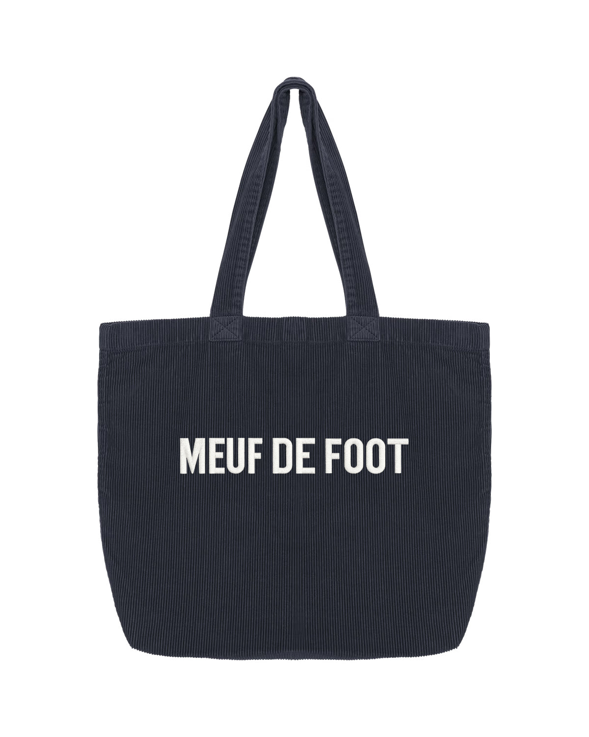 Sac velours côtelé MEUF DE FOOT