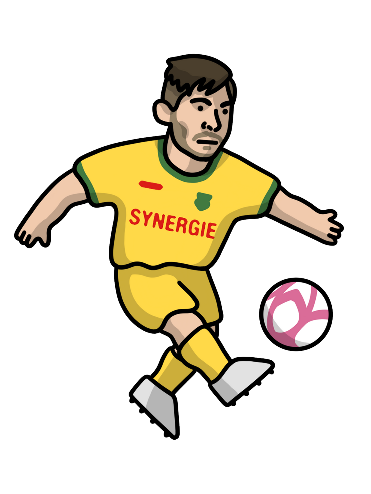 Chaussettes Emiliano Sala - Foot Dimanche x Clément Striano