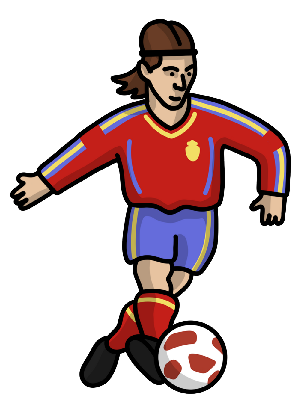 Pack 5 Chaussettes Espagne - Foot Dimanche x Clément Striano