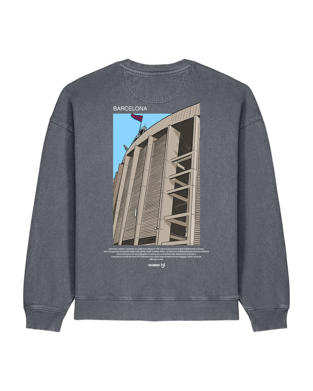 Sweat Barcelona - Foot Dimanche x Mark Johnson