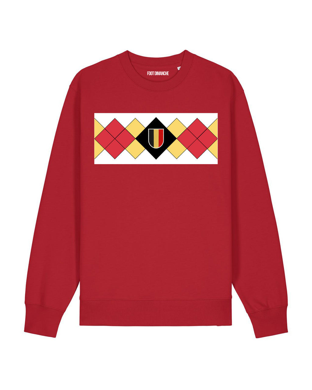 Sweat Belgique rétro 84 - Foot Dimanche