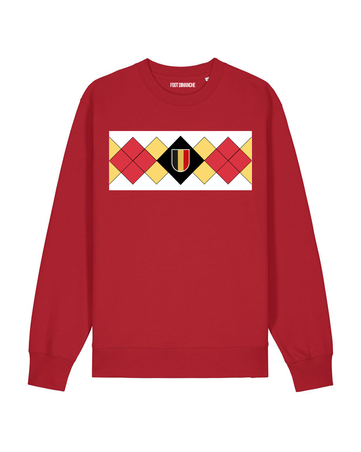Sweat Belgique rétro 84 - Foot Dimanche