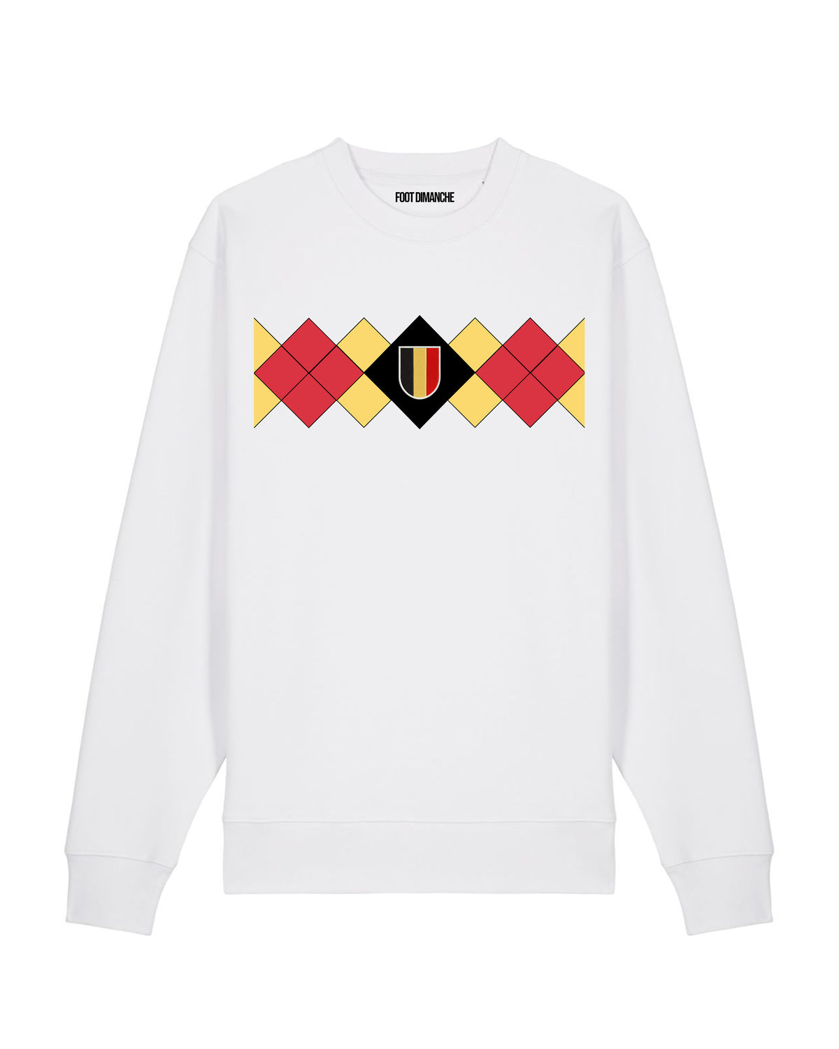 Sweat Belgique rétro 84 - Foot Dimanche