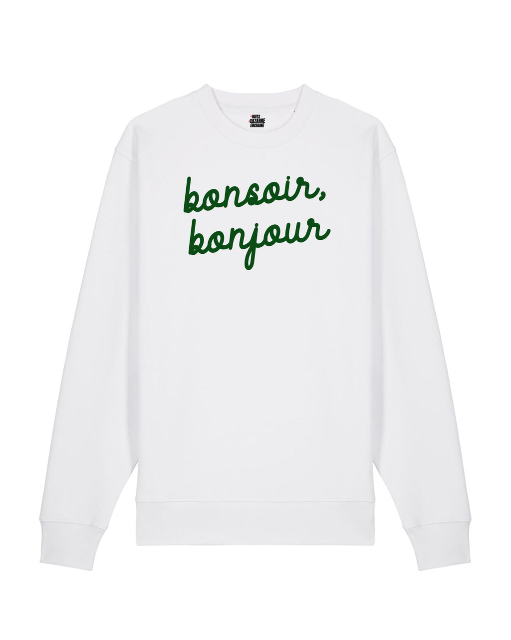 Sweat Bonsoir, Bonjour - Cazarre x Foot Dimanche