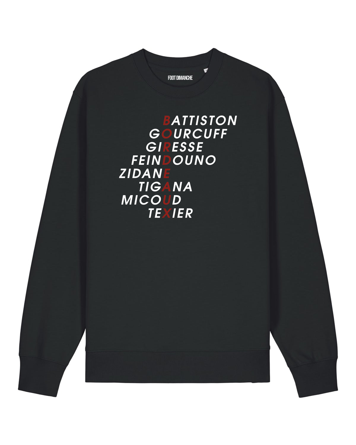 Sweat Bordeaux Légendes