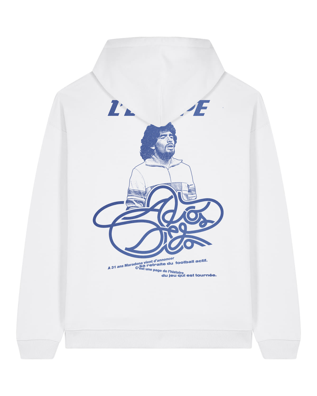 Sweat Capuche Adios Diego - L'Equipe x Foot Dimanche