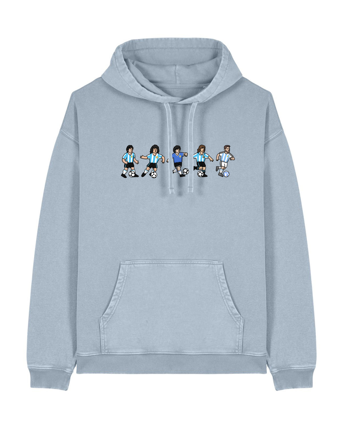 Sweat Capuche Argentine - Foot Dimanche x Clément Striano