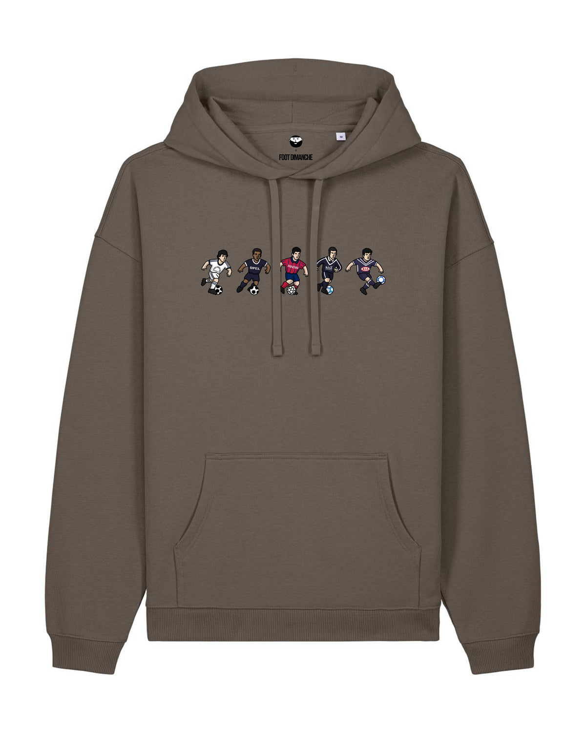 Sweat Capuche Bordeaux - Foot Dimanche x Clément Striano