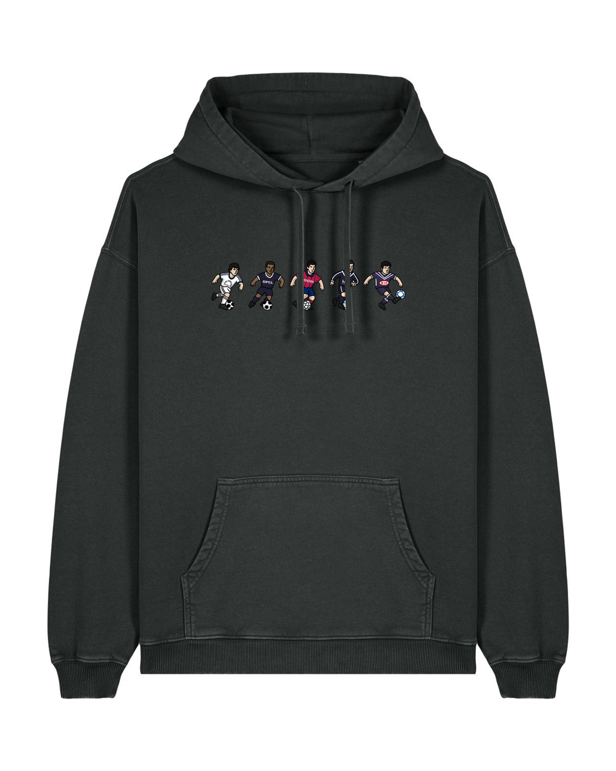 Sweat Capuche Bordeaux - Foot Dimanche x Clément Striano