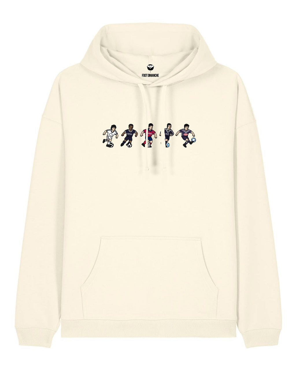 Sweat Capuche Bordeaux - Foot Dimanche x Clément Striano