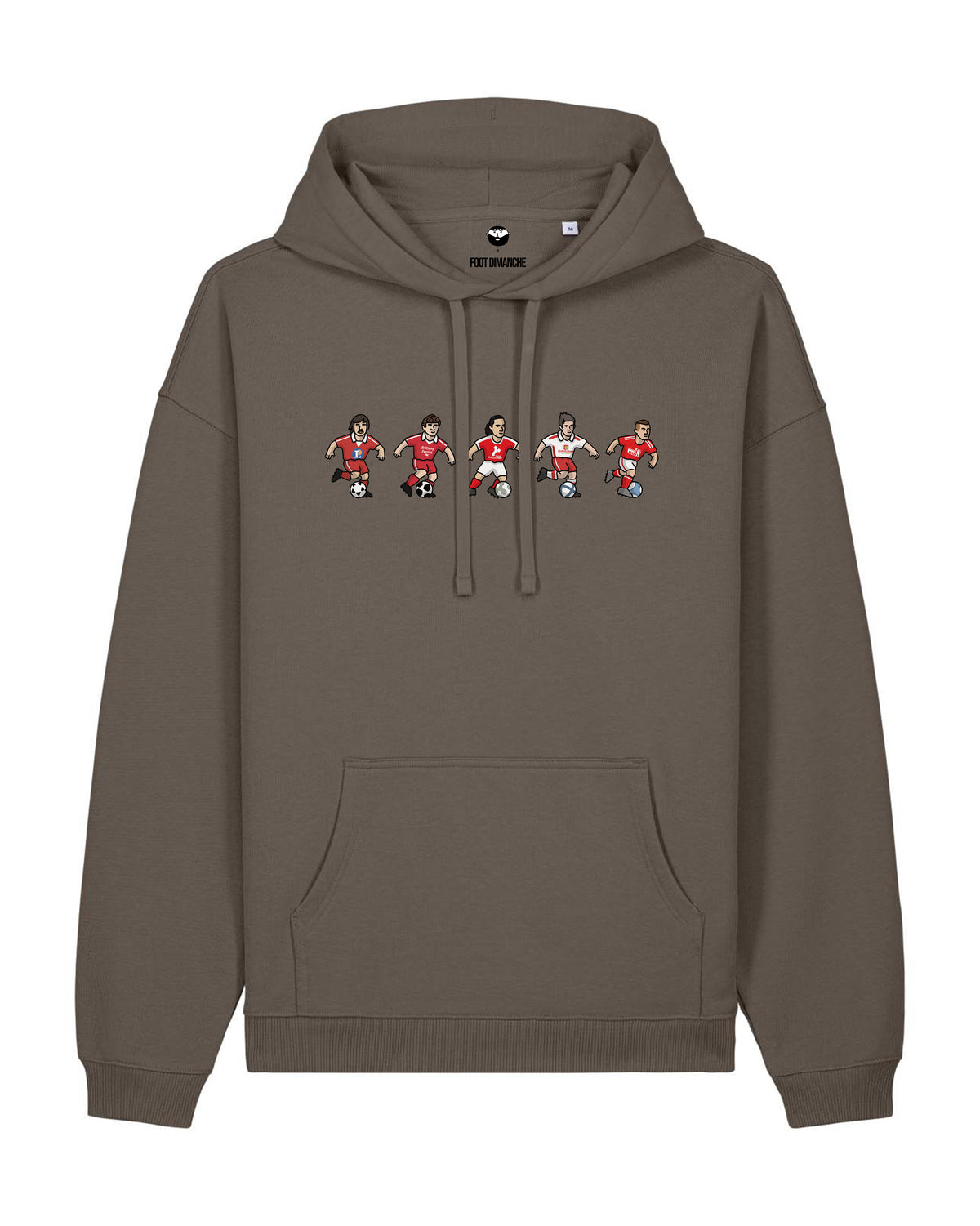 Sweat Capuche Brest - Foot Dimanche x Clément Striano