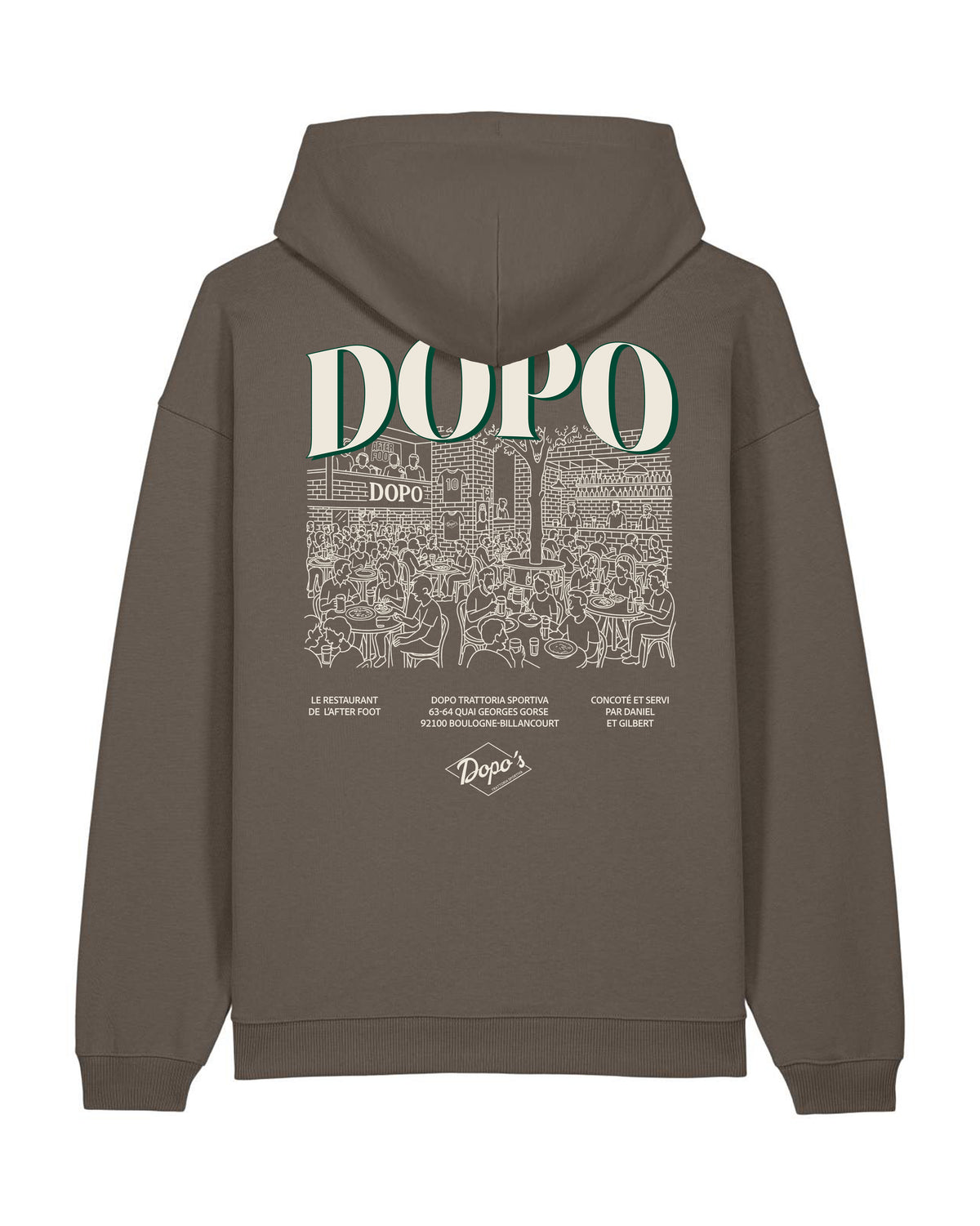 Sweat Capuche Dopo Restaurant - Dopo x Foot Dimanche