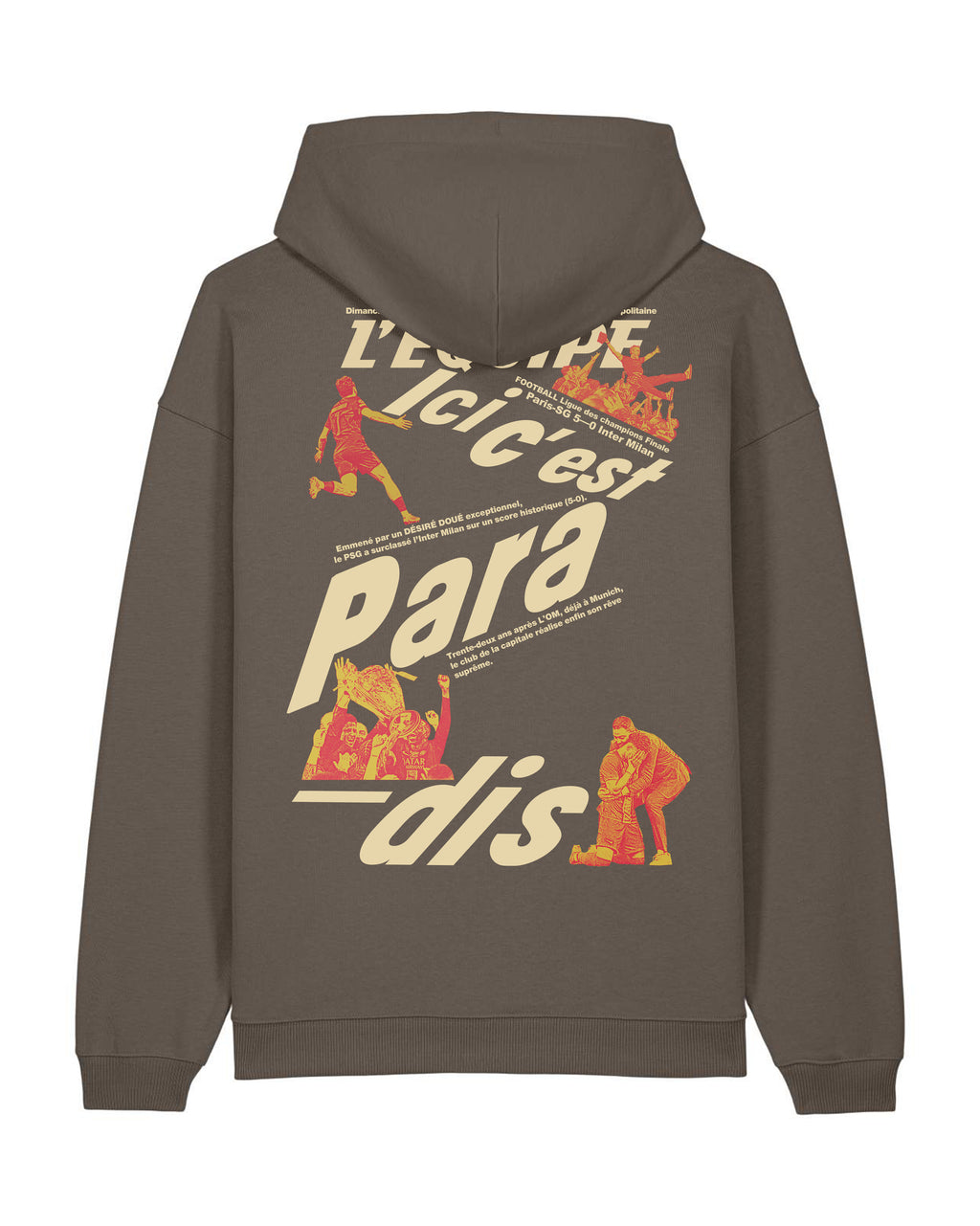 Sweat Capuche Ici c'est Paradis - L'Equipe x Foot Dimanche