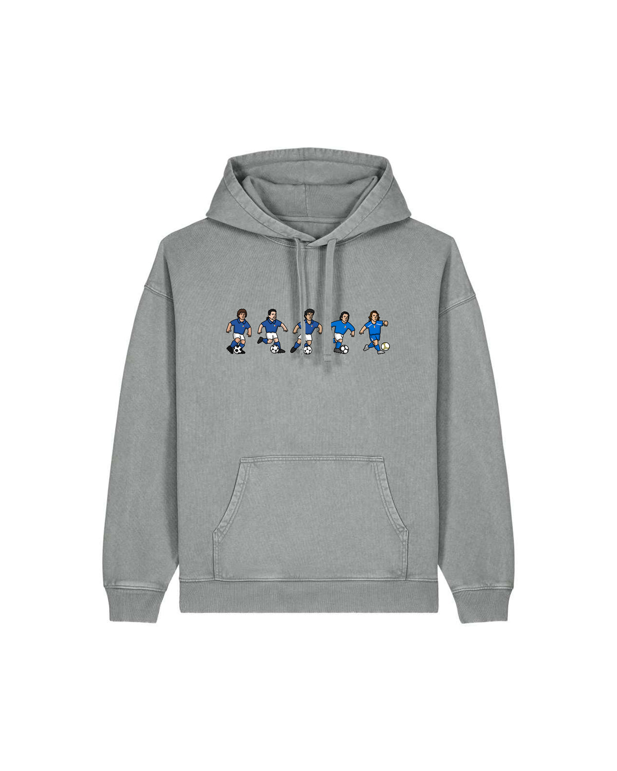 Sweat Capuche Italie - Foot Dimanche x Clément Striano