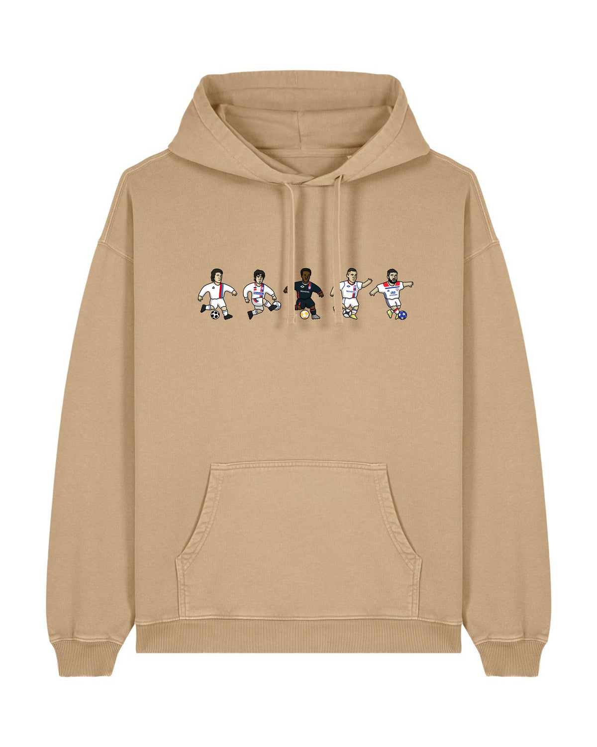 Sweat Capuche Lyon - Foot Dimanche x Clément Striano