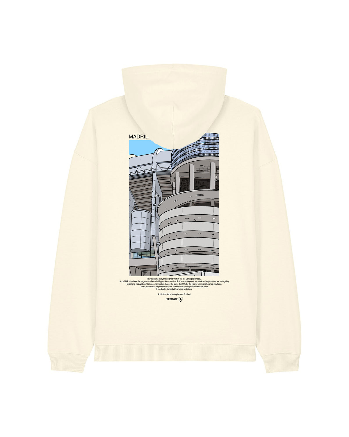 Sweat Capuche Madrid -  Foot Dimanche x Mark Johnson