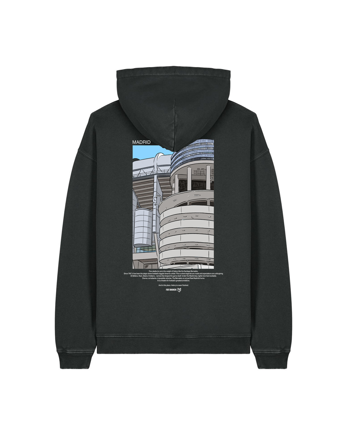 Sweat Capuche Madrid -  Foot Dimanche x Mark Johnson