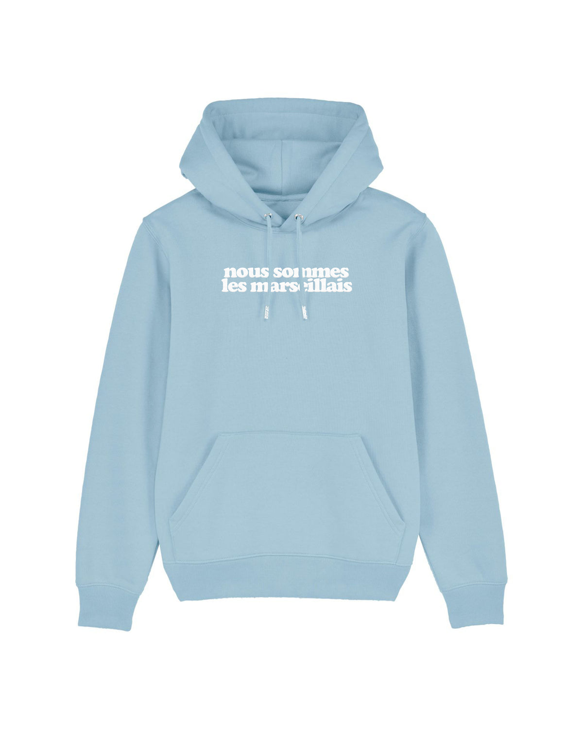 Sweat capuche Nous sommes les marseillais brodé