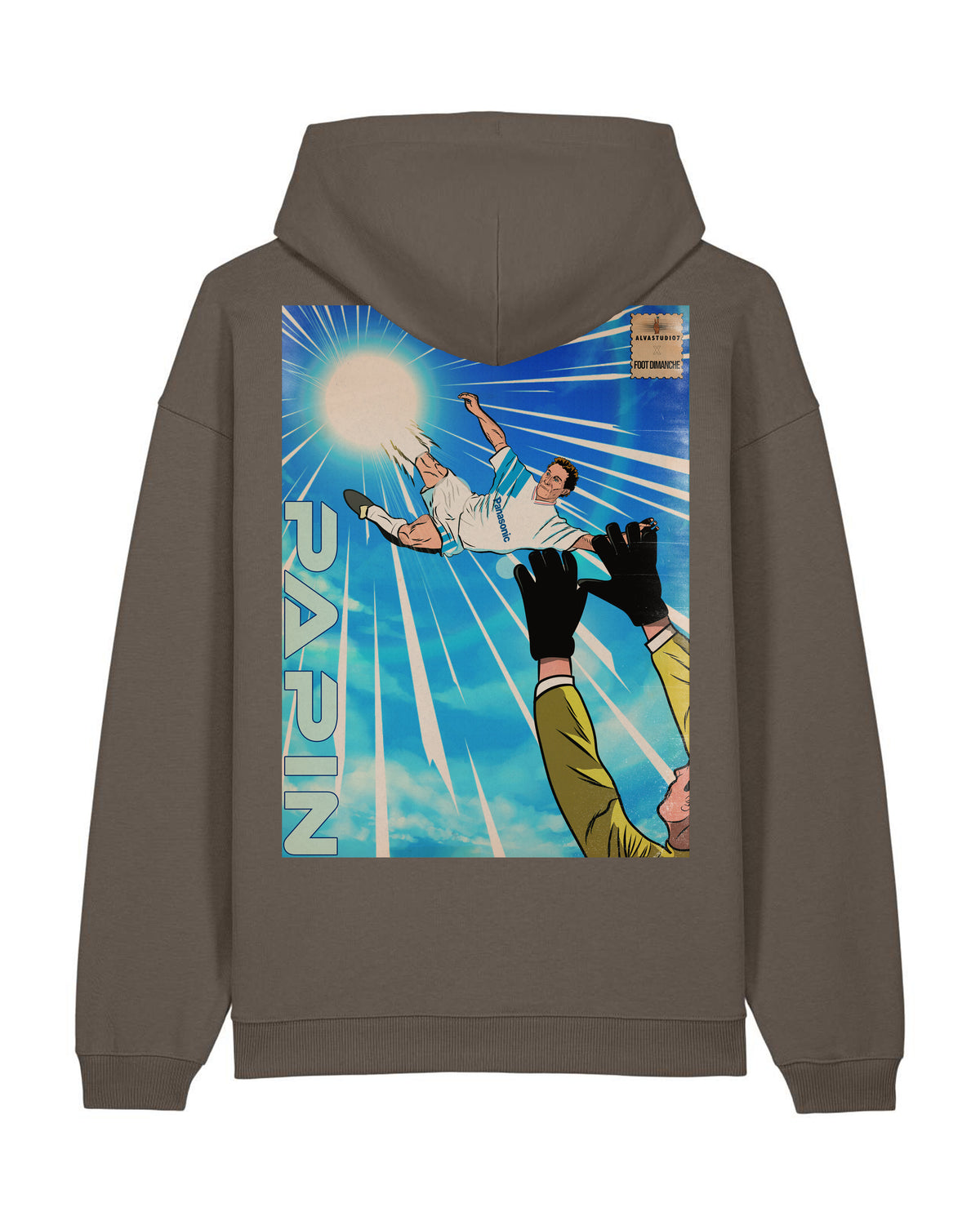 Sweat Capuche Papin - Foot Dimanche x Alvastudio7