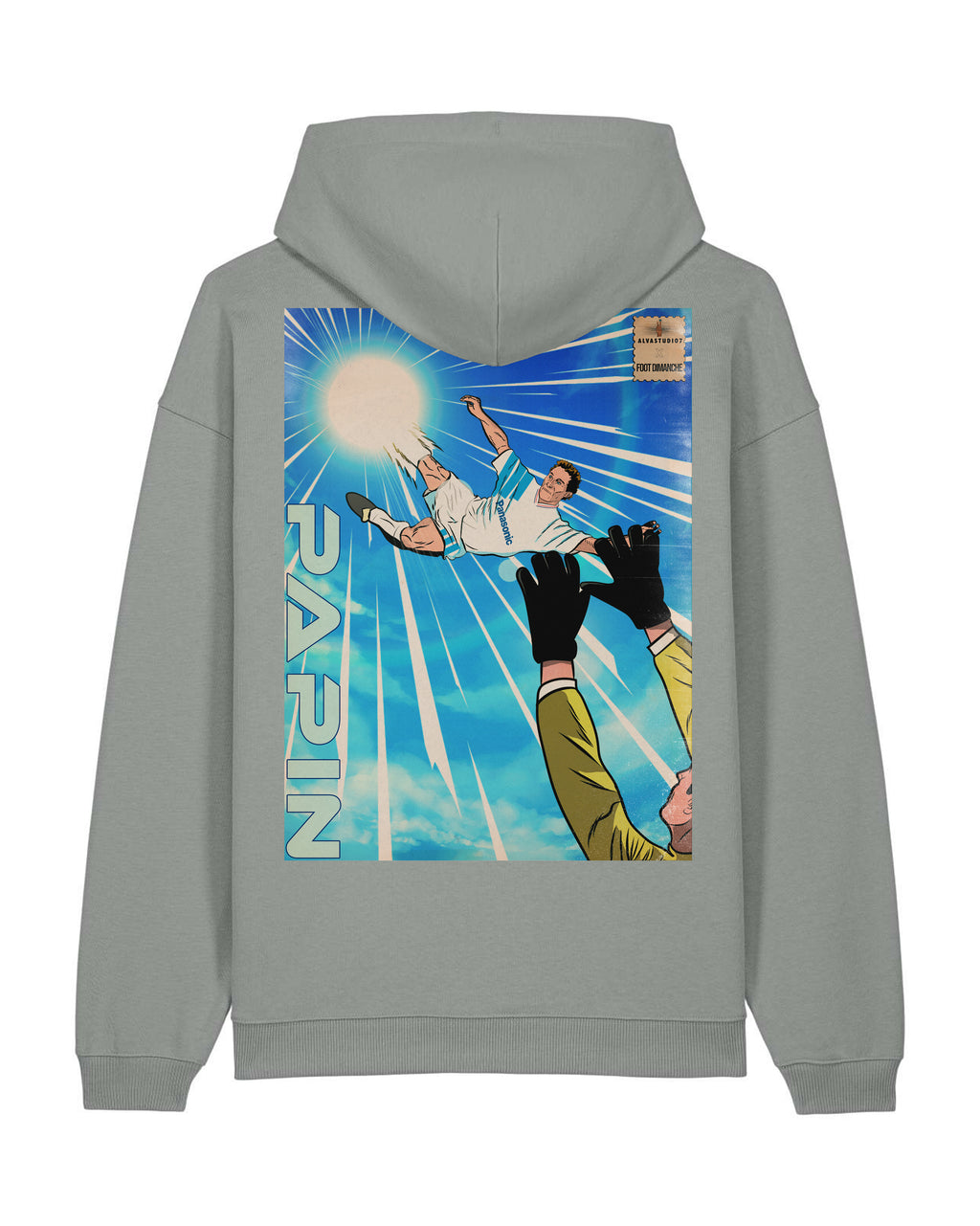 Sweat Capuche Papin - Foot Dimanche x Alvastudio7