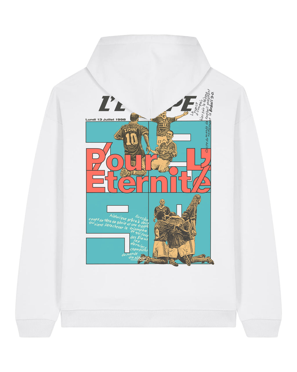 Sweat Capuche Pour l'éternité - L'Equipe x Foot Dimanche