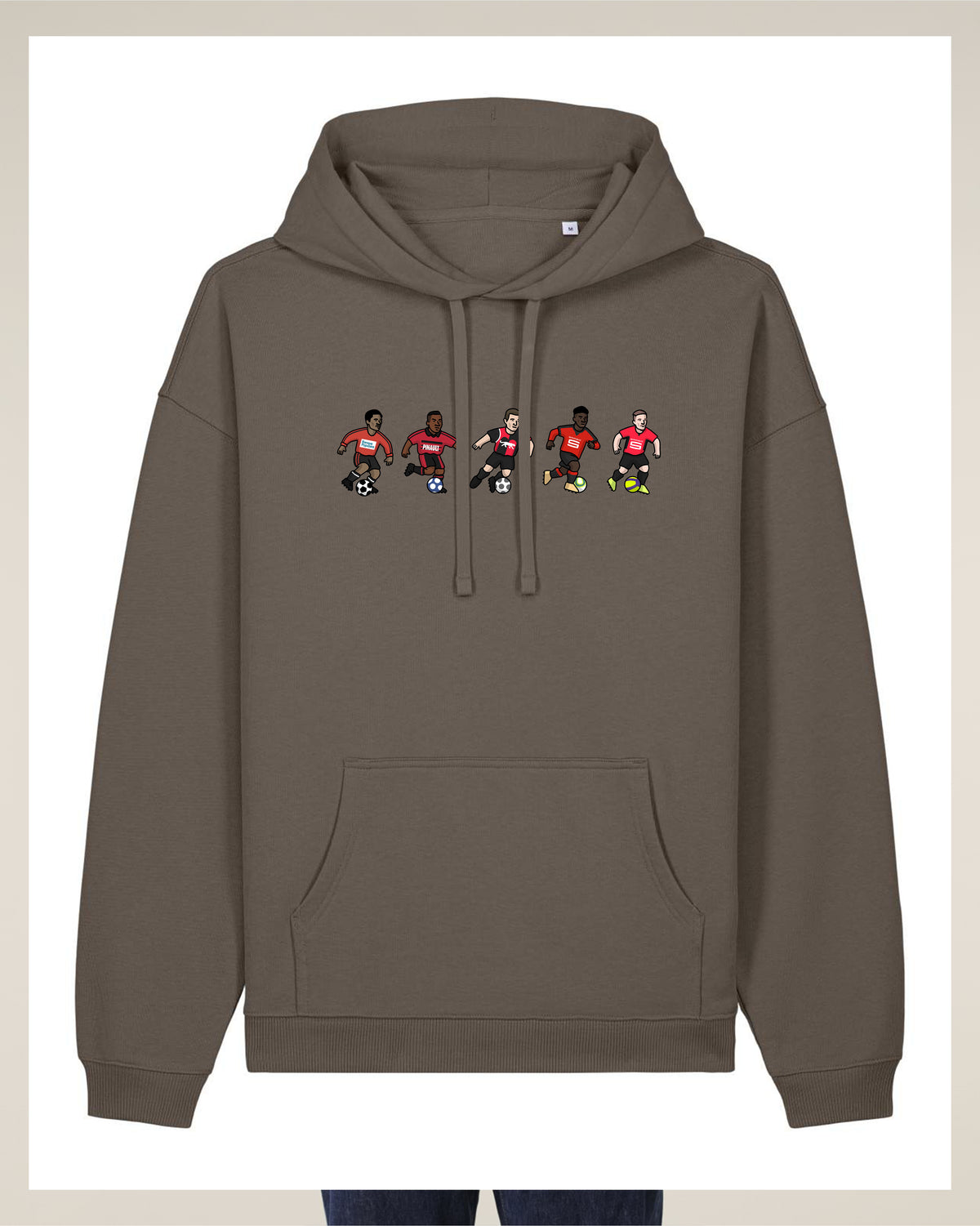 Sweat Capuche Rennes - Foot Dimanche x Clément Striano