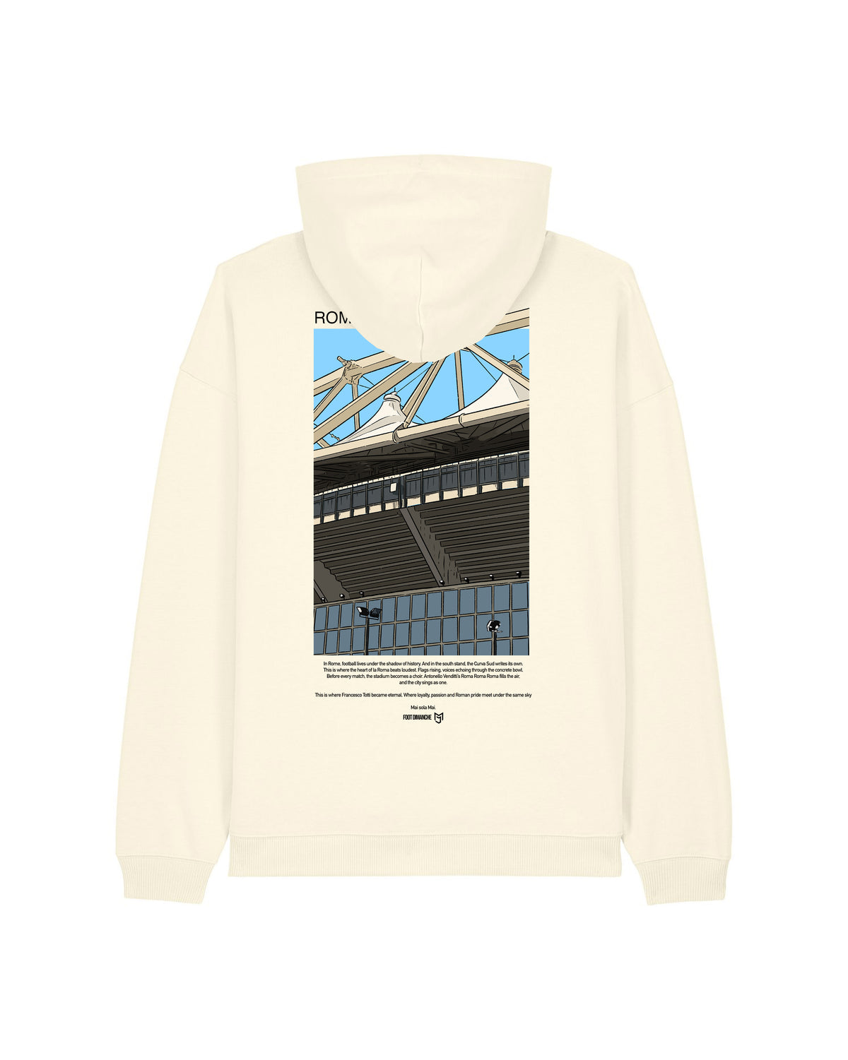 Sweat Capuche Roma -  Foot Dimanche x Mark Johnson