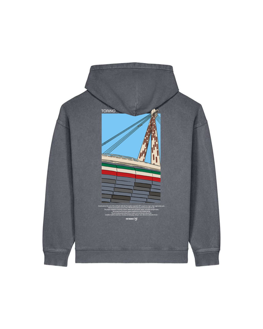 Sweat Capuche Torino -  Foot Dimanche x Mark Johnson