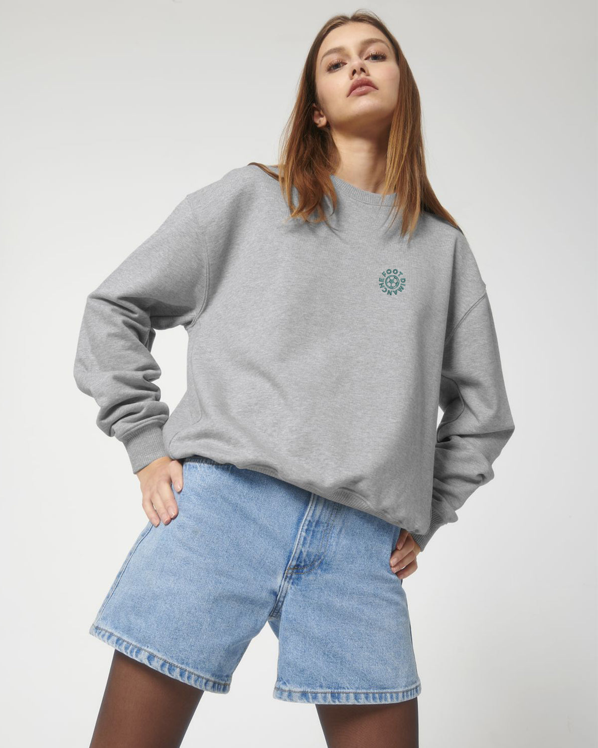 Sweatshirt Oversize brodé Foot Dimanche