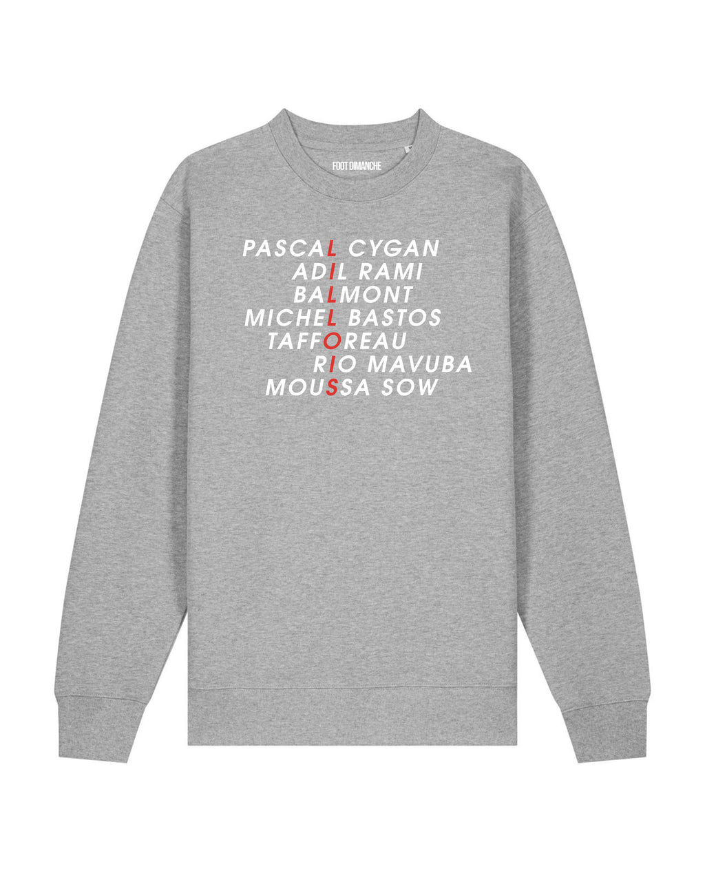 Sweat LOSC Légendes - Lille - Foot Dimanche