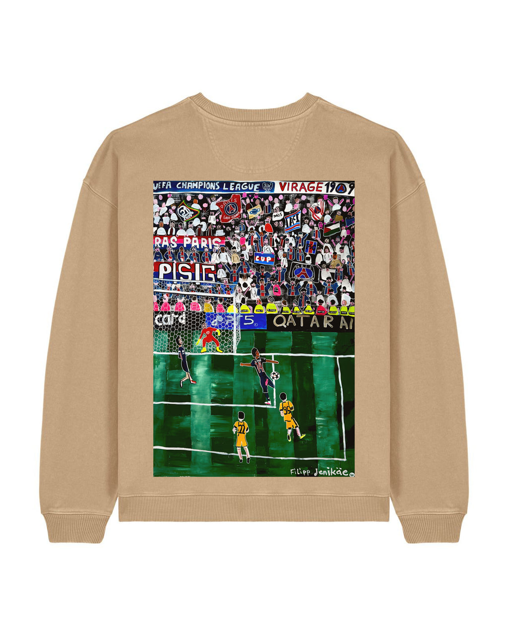 Sweat Parisien et Champion - Jenikäe x Foot Dimanche