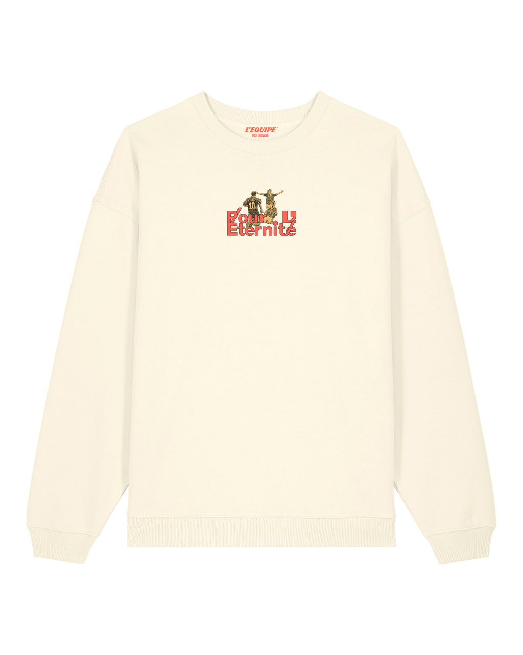 Sweat Pour l'éternité - L'Equipe x Foot Dimanche - version rouge