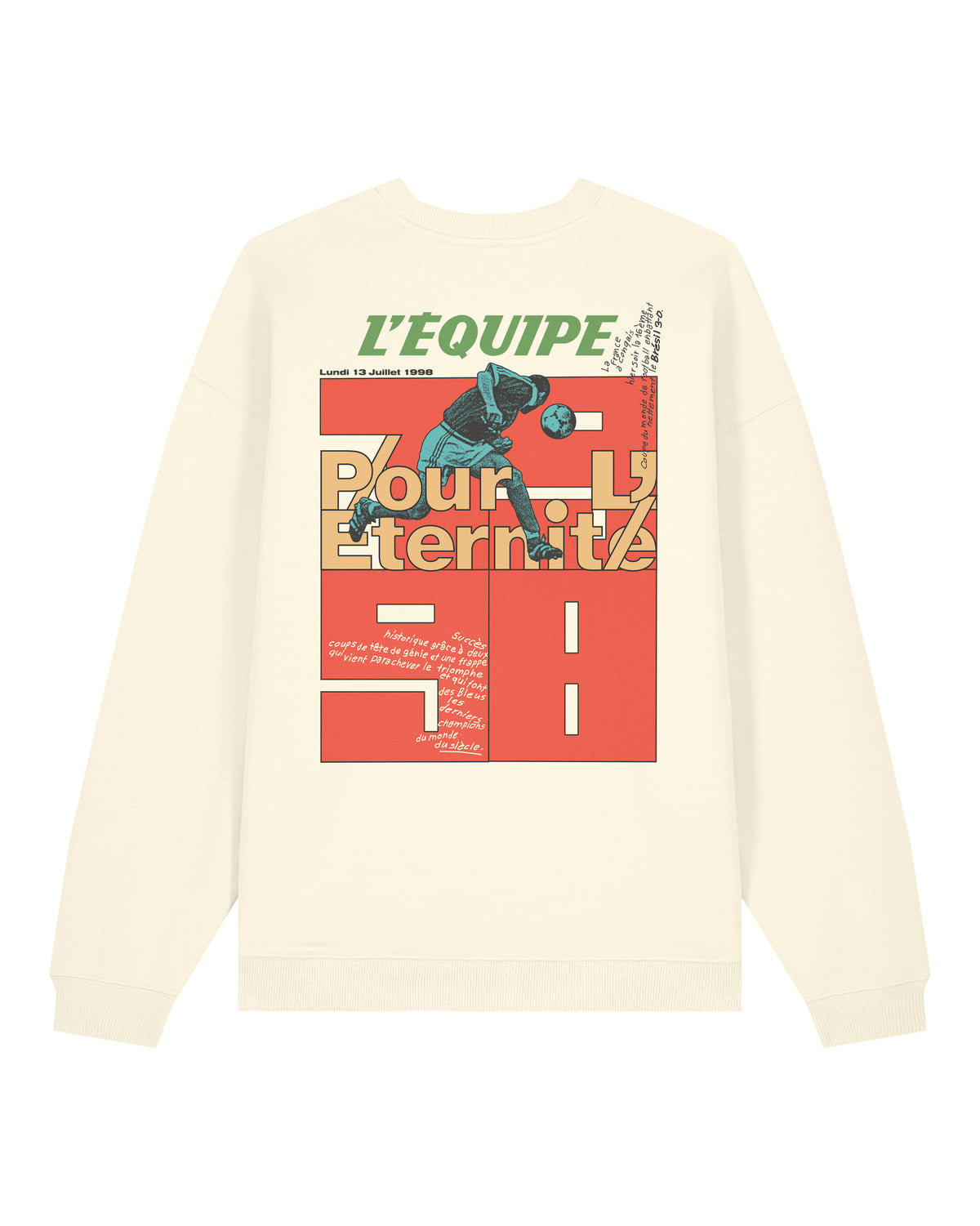 Sweat Pour l'éternité - L'Equipe x Foot Dimanche