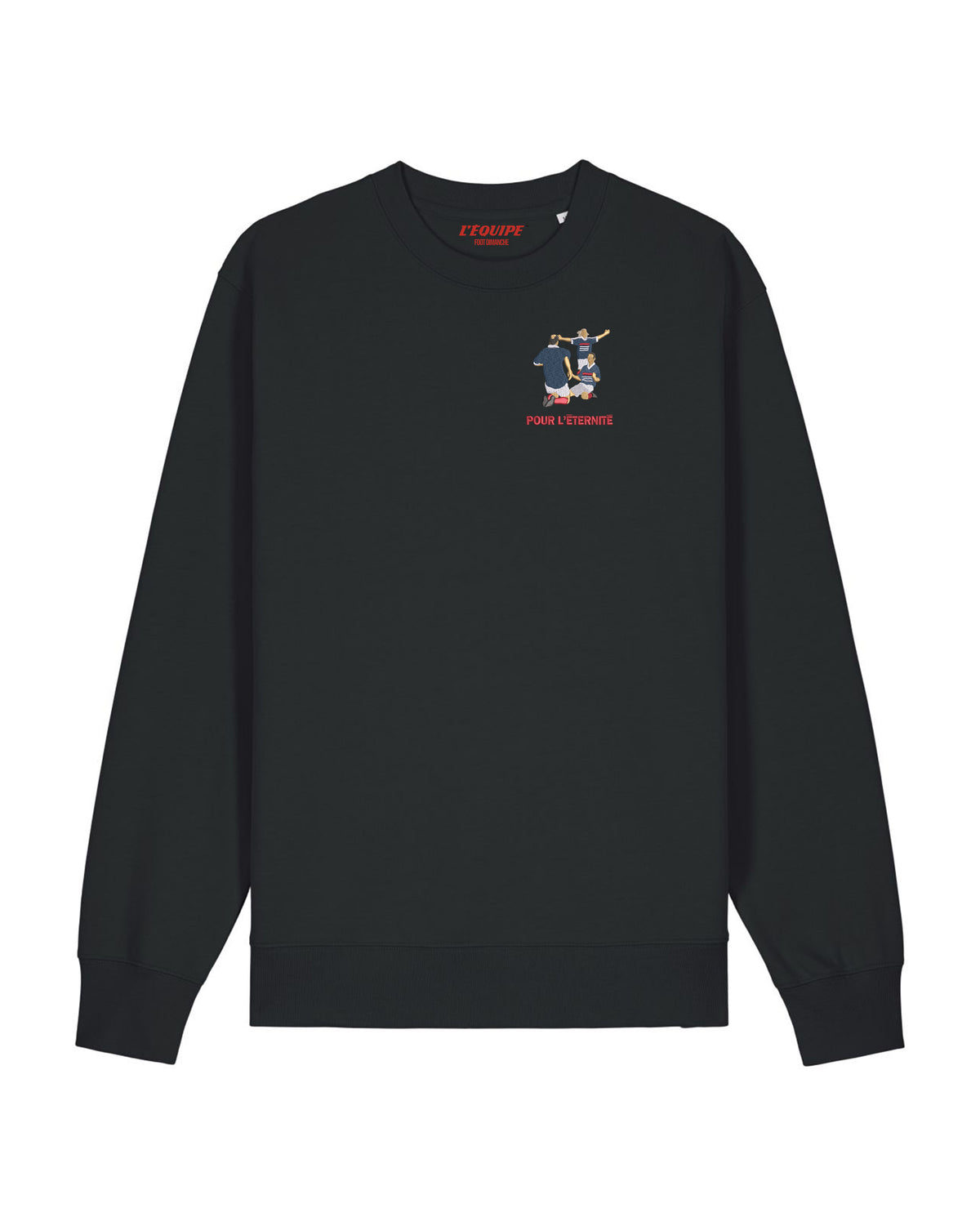 Sweat Pour l'éternité brodé - L'Equipe x Foot Dimanche