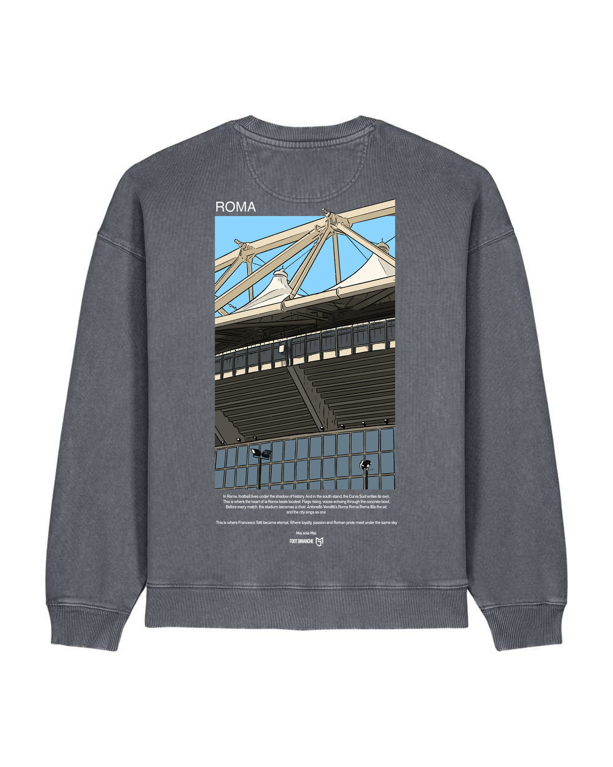 Sweat Roma - Foot Dimanche x Mark Johnson