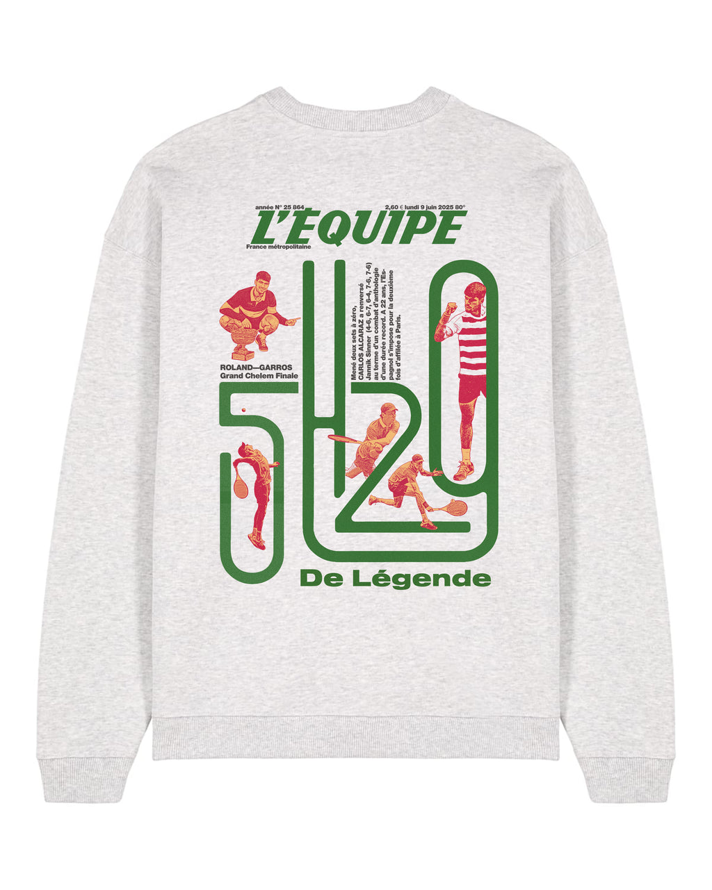 Sweat 5h29 de légende - L'Equipe x Foot Dimanche - SOLDES