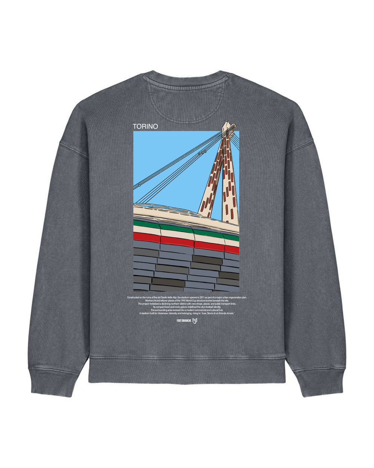 Sweat Torino - Foot Dimanche x Mark Johnson