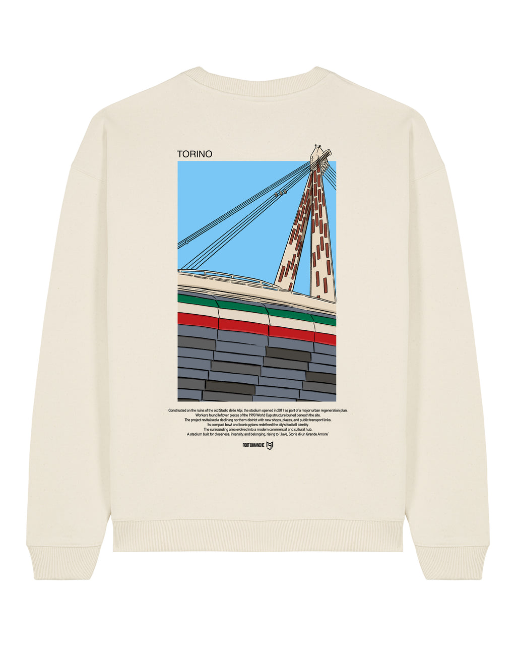 Sweat Torino - Foot Dimanche x Mark Johnson