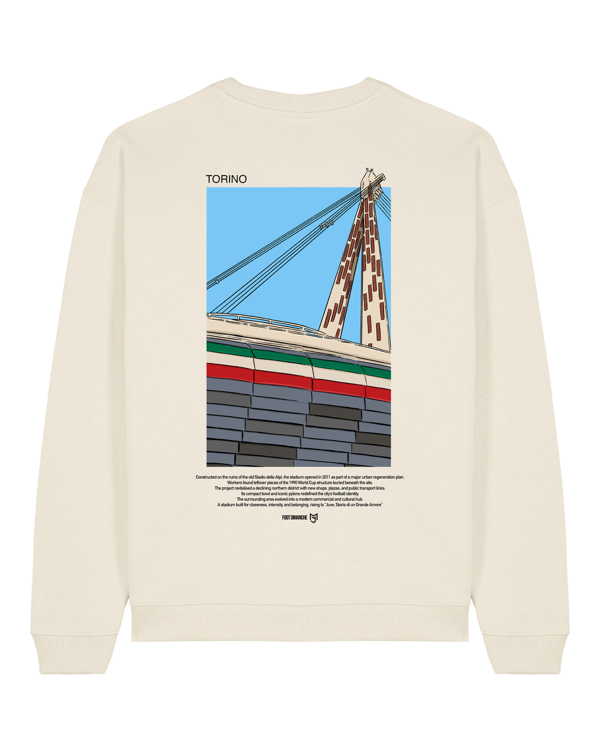 Sweat Torino - Foot Dimanche x Mark Johnson