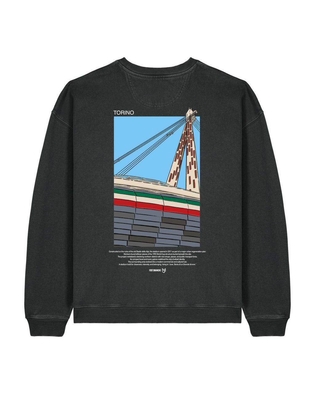 Sweat Torino - Foot Dimanche x Mark Johnson