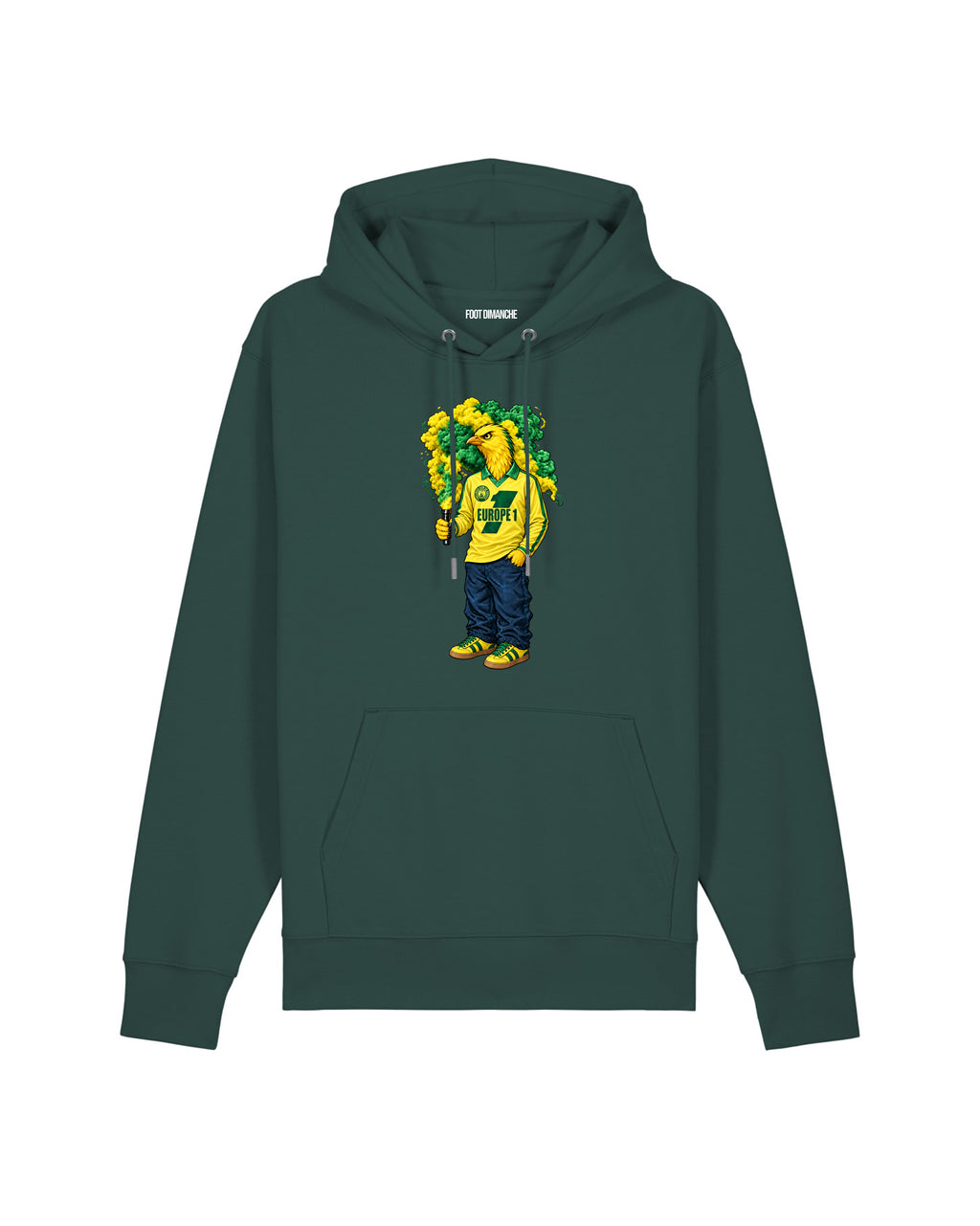 Sweat Capuche Canari - Nantes Vintage