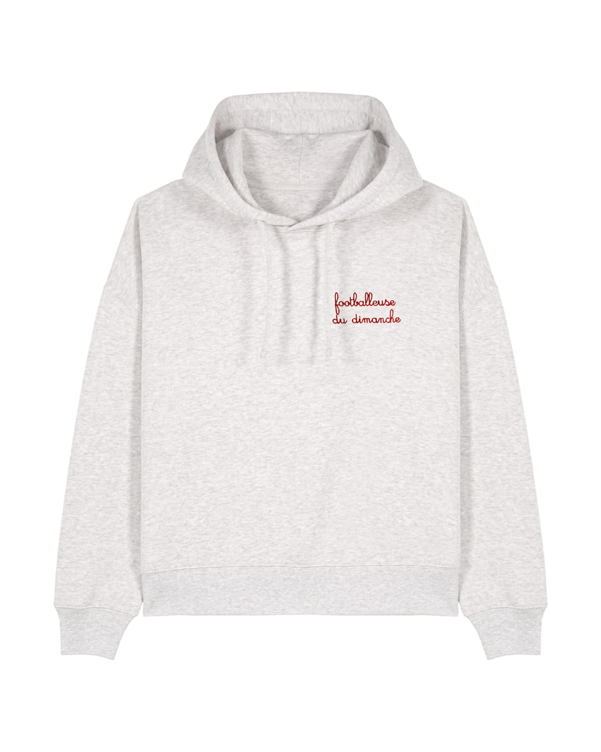 Sweat Capuche Footballeuse du Dimanche brodé