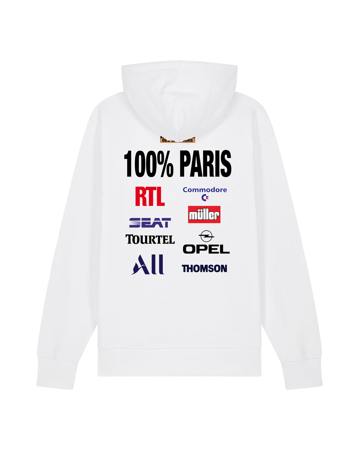 Sweat Capuche La Plateforme des Sponsors 100% Paris
