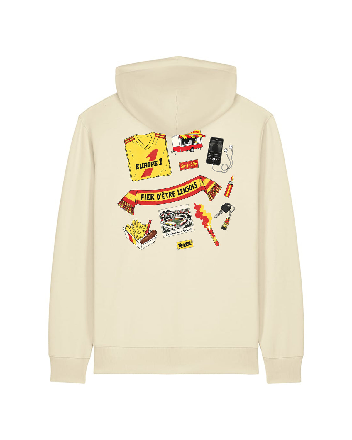 Sweat Capuche Tee Shirt Kit Supporter Lens