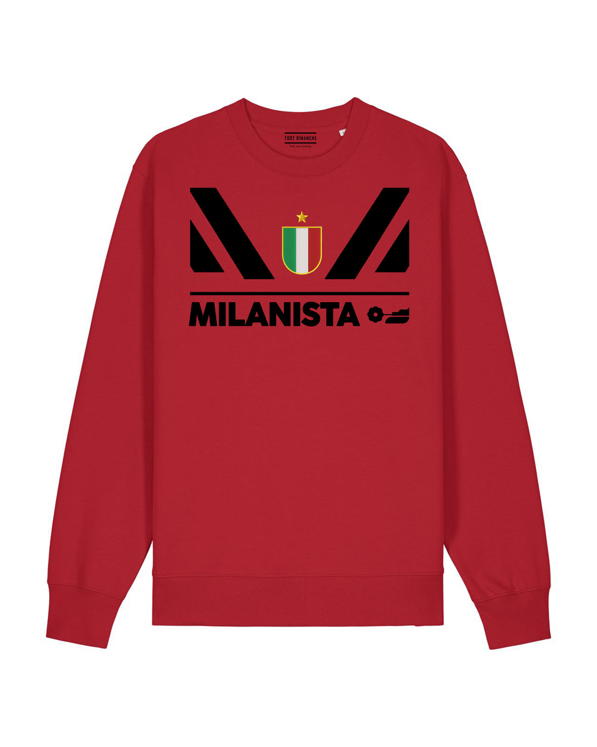 Sweat brodé Milan 89 rétro - Foot Dimanche