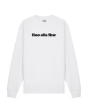 Sweat fino alla fine brodé - Foot Dimanche